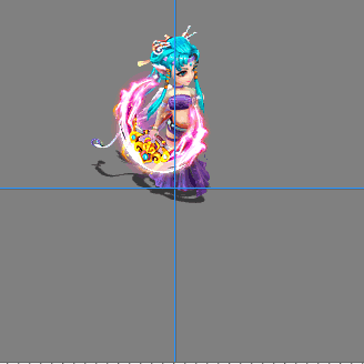 大话西游手游已转角色神兵发光效果图