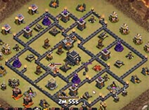 部落冲突九本部落战闪电狗球秀