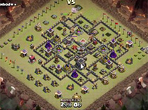 部落冲突单弹跳石猪流灭九本菊花